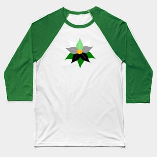 Pride Poinsettia Baseball T-Shirt